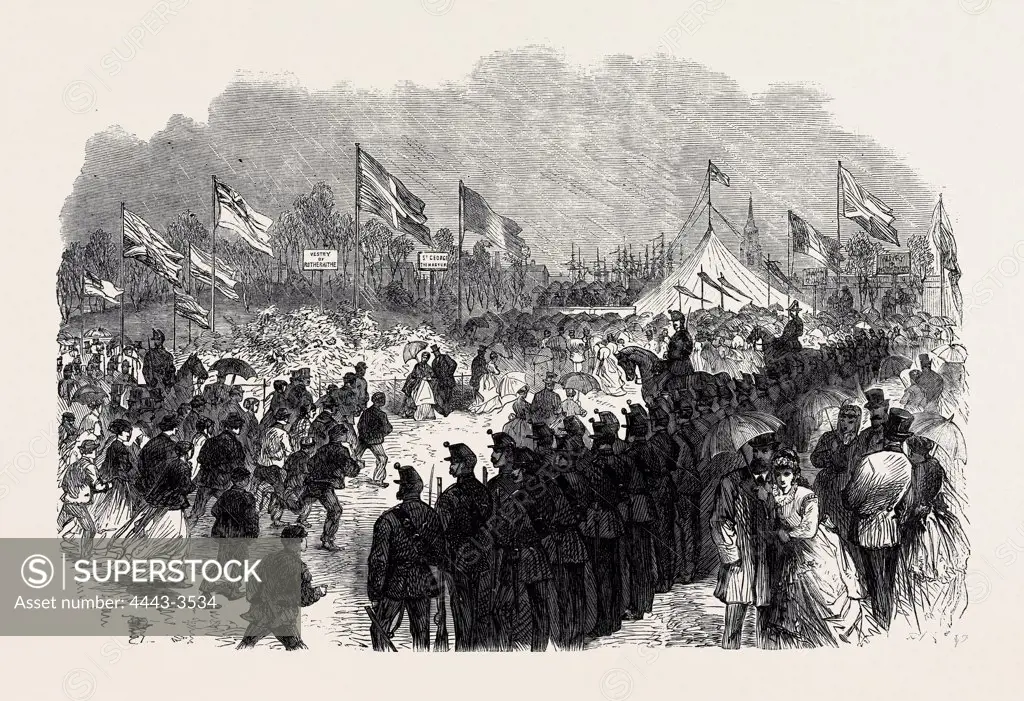 OPENING OF SOUTHWARK PARK, LONDON, UK, 1869