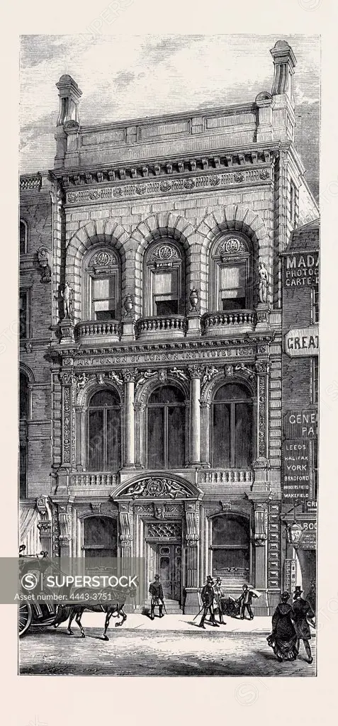 THE NEW BUILDING OF THE ART UNION OF LONDON, 1880