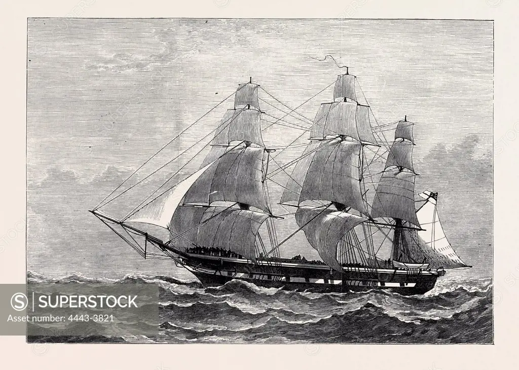 THE MISSING TRAINING SHIP, ATALANTA, 1880