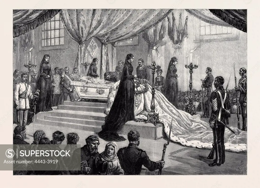 FUNERAL OF THE EMPRESS OF RUSSIA AT ST. PETERSBURG