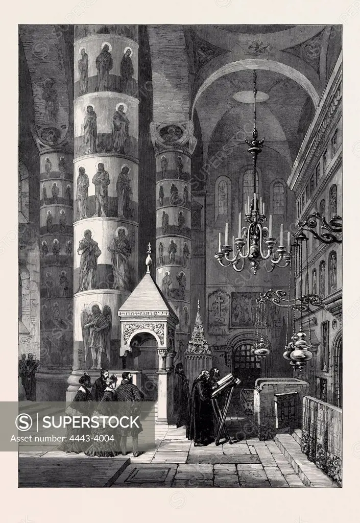 THE CHURCH OF THE ASSUMPTION, MOSCOW, RUSSIA, 1874