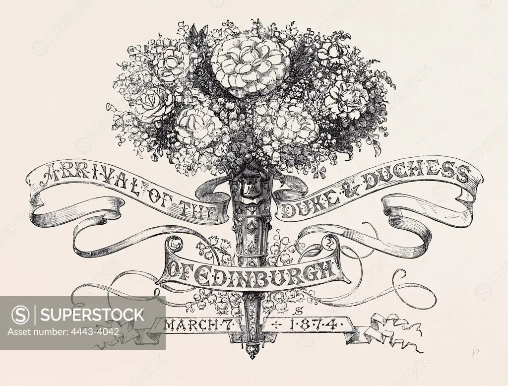 ARRIVAL OF THE DUKE AND DUCHESS OF EDINBURGH, 1874