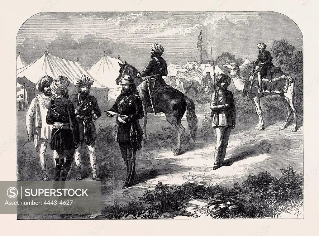 INDIAN TROOPS FOR THE ABYSSINIAN EXPEDITION, 1867