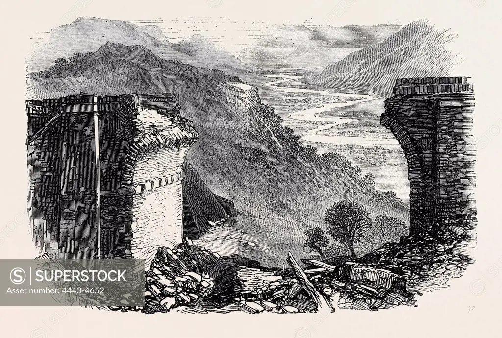 FALL OF A VIADUCT ON THE GREAT INDIAN PENINSULAR RAILWAY