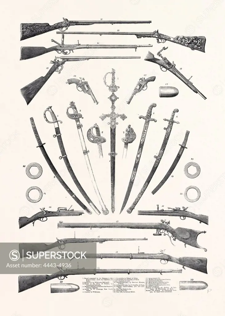 SMALL ARMS IN THE INTERNATIONAL EXHIBITION, 1862
