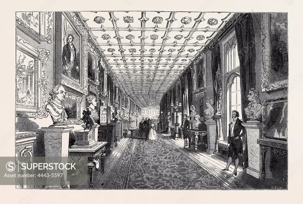 VISIT OF THE KING OF THE FRENCH TO QUEEN VICTORIA; THE GRAND CORRIDOR