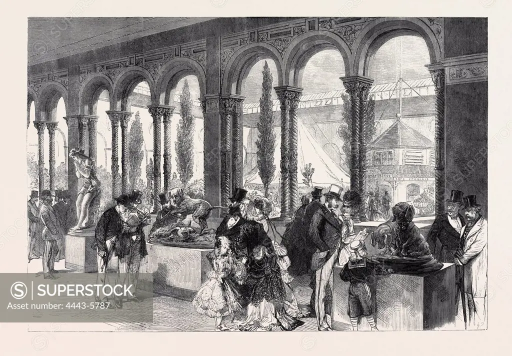 THE FRENCH ANNEXE AT THE INTERNATIONAL EXHIBITION, 1871