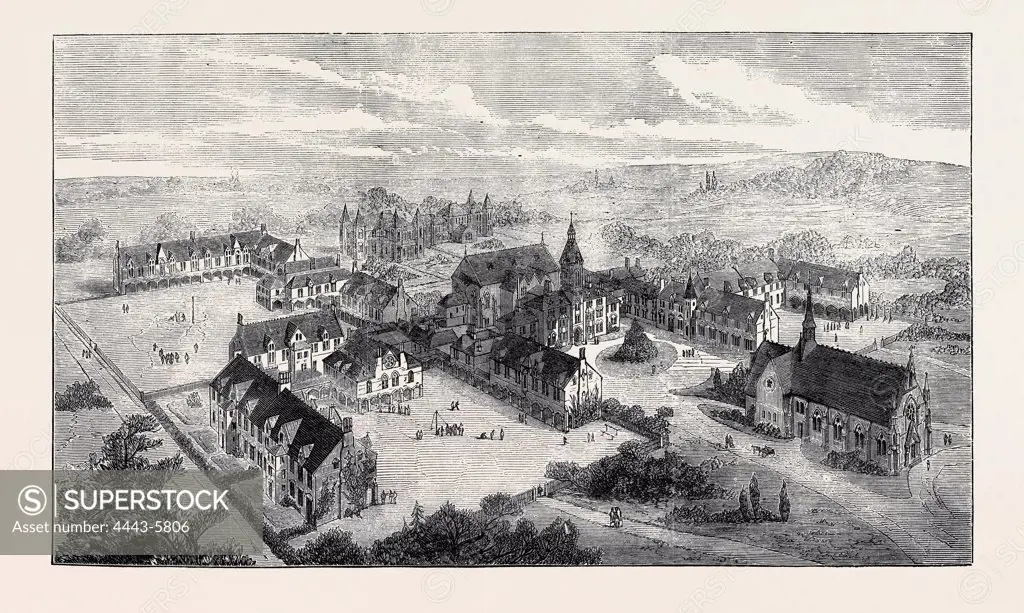 THE LONDON ORPHAN ASYLUM WATFORD, 1871
