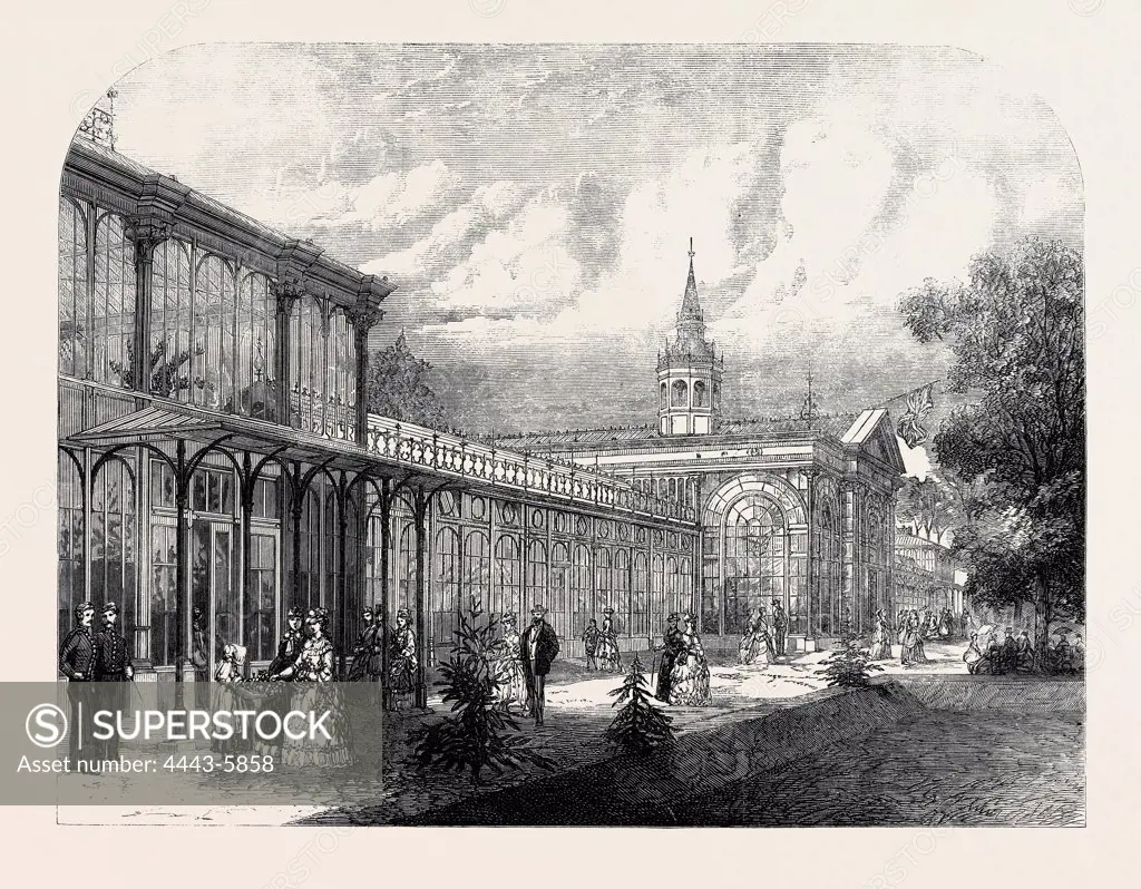 THE PAVILION IN THE PUBLIC GARDENS, BUXTON, 1871