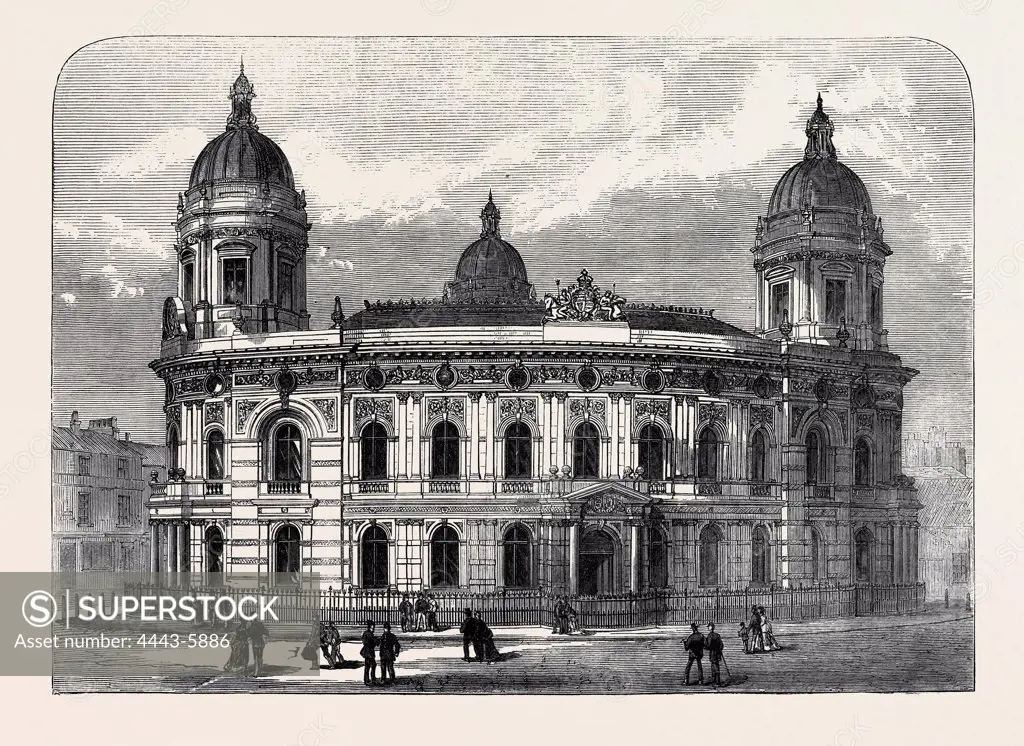 THE NEW DOCK OFFICES, HULL, 1871