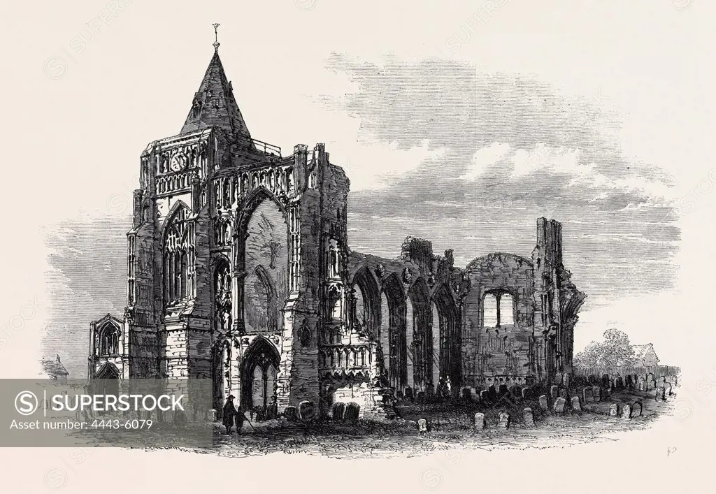 CROWLAND ABBEY, LINCOLNSHIRE, THE ARCHAEOLOGICAL INSTITUTE OF GREAT BRITAIN AND IRELAND
