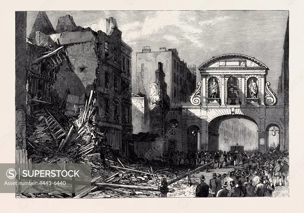 FORLORN CONDITION OF TEMPLE BAR, 1868