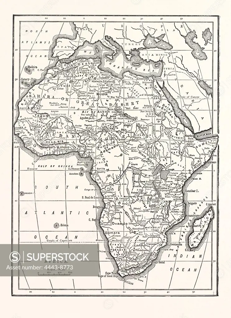 MAP OF AFRICA