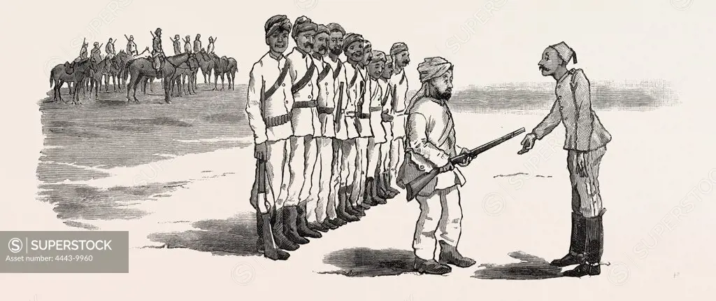 THE REBELLION IN THE SOUDAN (SUDAN), THE MATERIAL WITH WHICH BAKER PASHA WAS EXPECTED TO DEFEAT THE REBELS