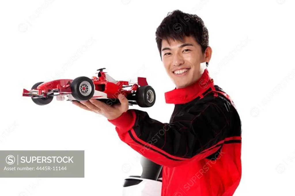 Young race car driver