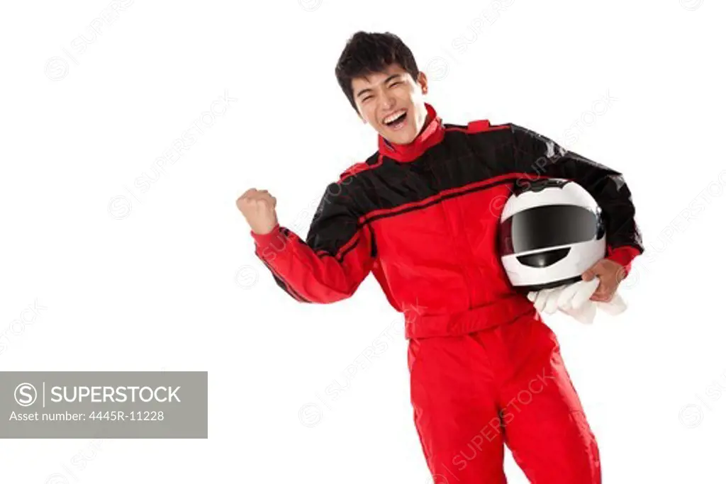 Young race car driver