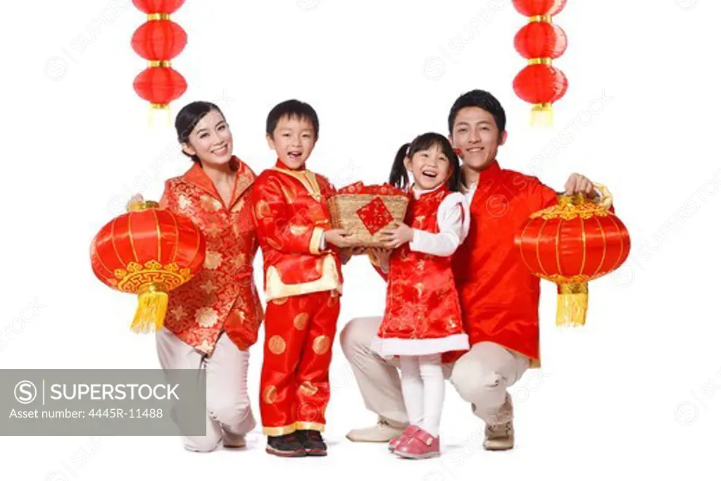 Family on Chinese New Year