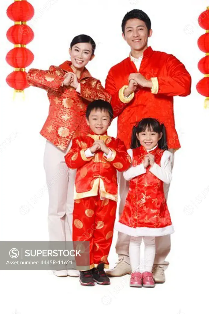 Family on Chinese New Year