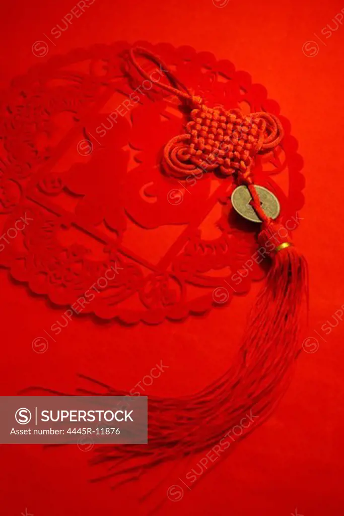 paper cut-out and Chinese knot