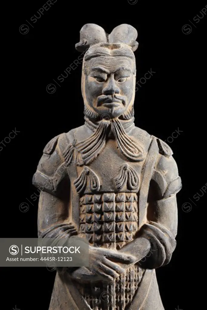 Close-up of terracotta Soldier