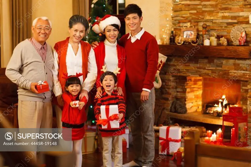 Oriental Family Christmas