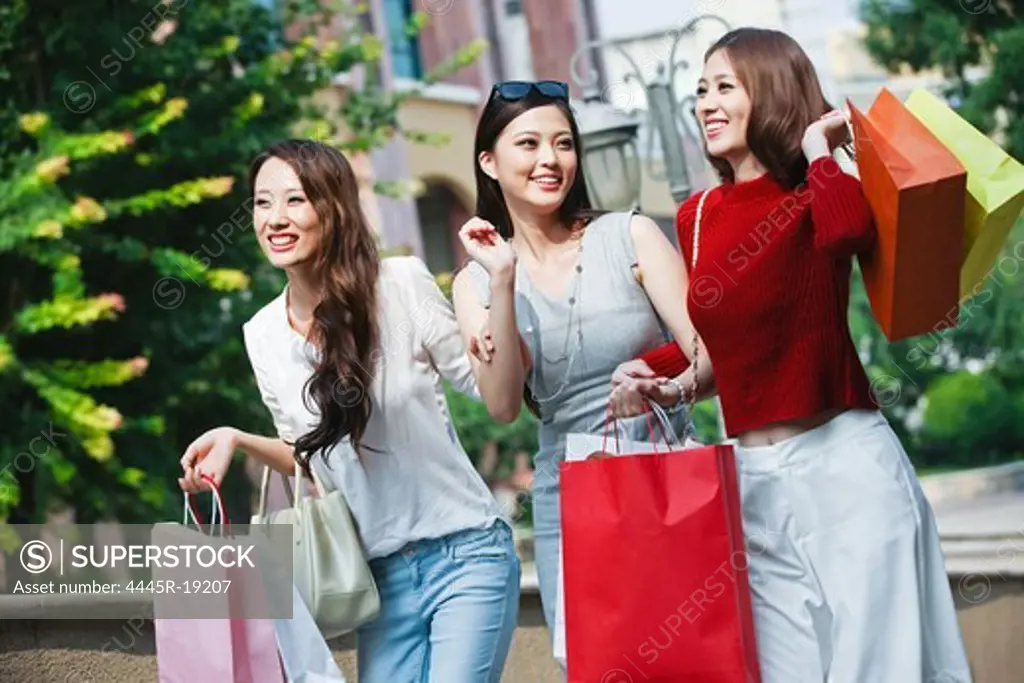 Oriental woman shopping