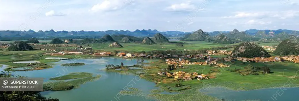 Yunnan Qiubei Puzhehei wetlands