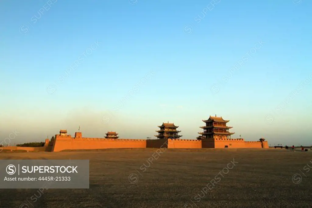 Twilight in Jiayuguan