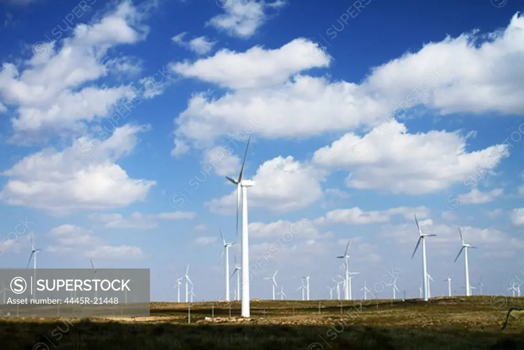 Wuzhong City Sun Mountain wind farm
