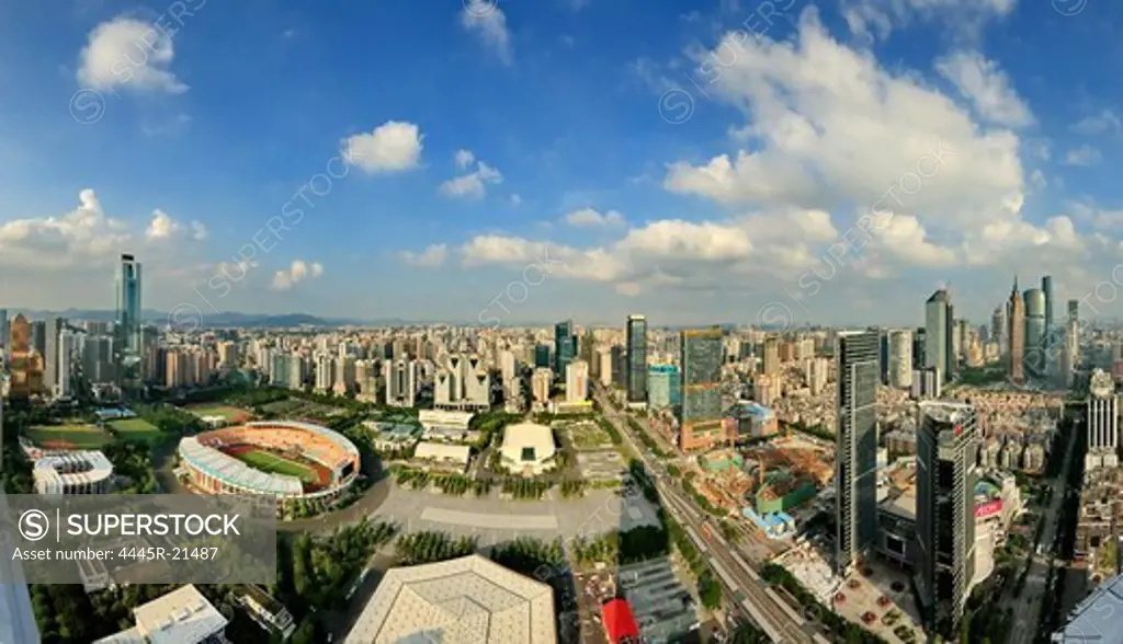 Guangzhou city building scenery