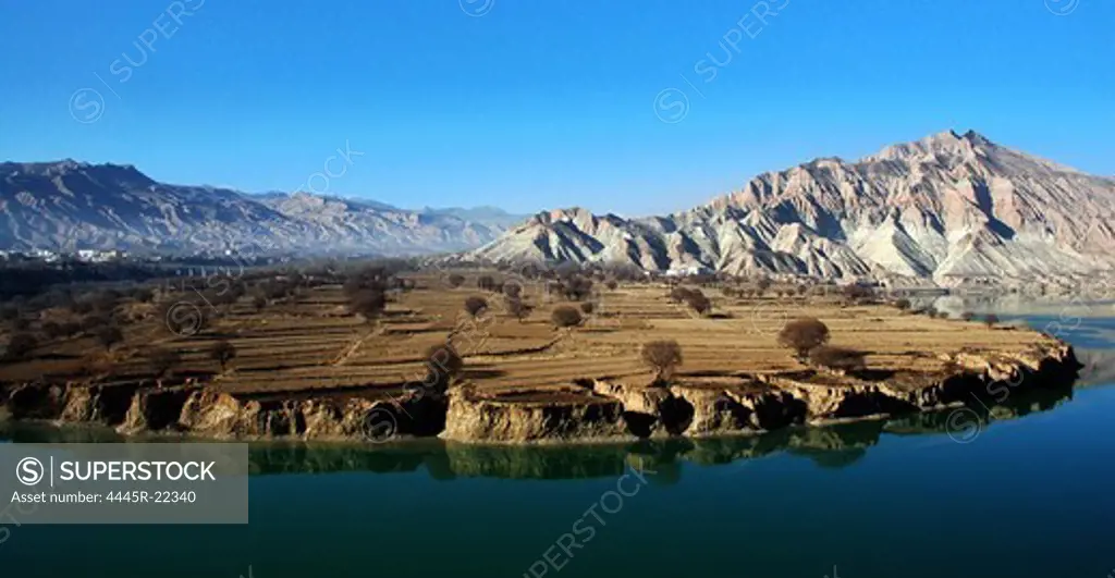 County of Qinghai scenery JIANZHA