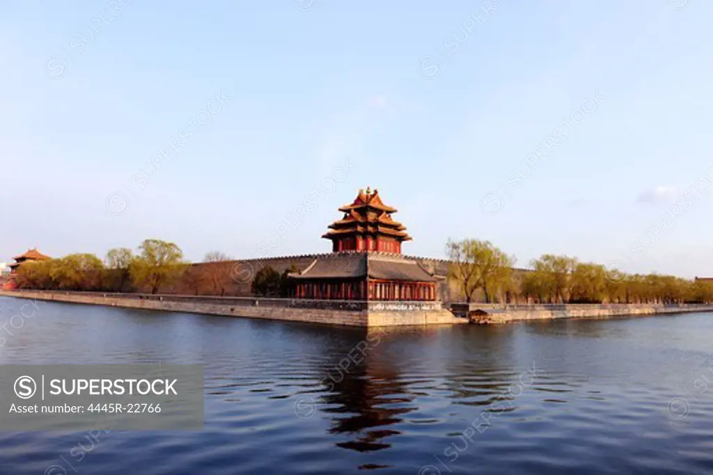 Beijing Forbidden City turret