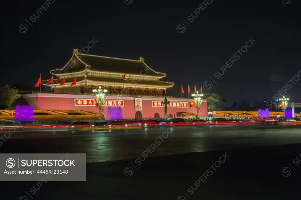 Beijing Tiananmen night