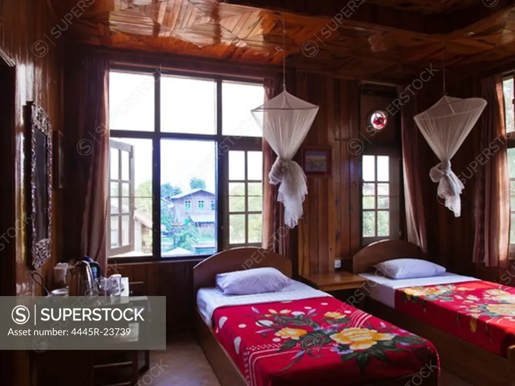 Myanmar Inle Lake luxurious bedroom