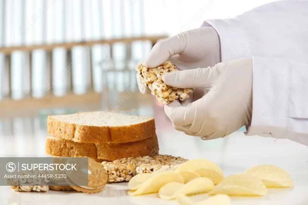 Food research in laboratory