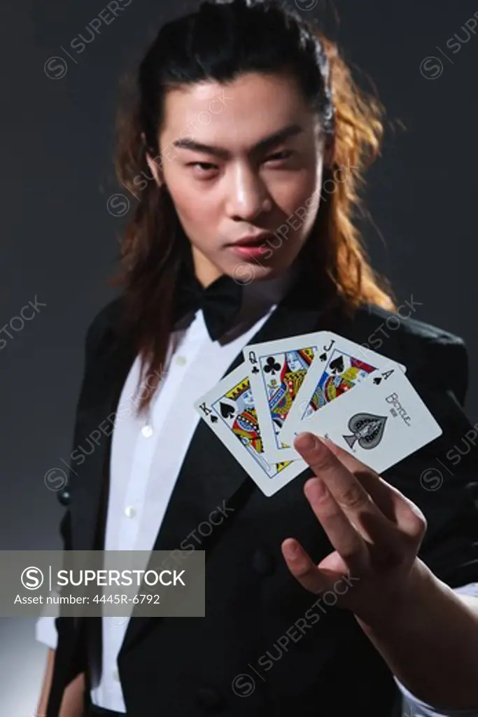 Man performing magic
