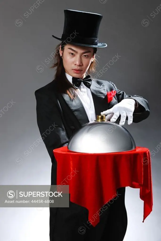 Man performing magic