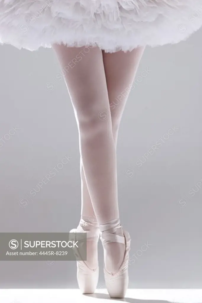 Young female ballerina