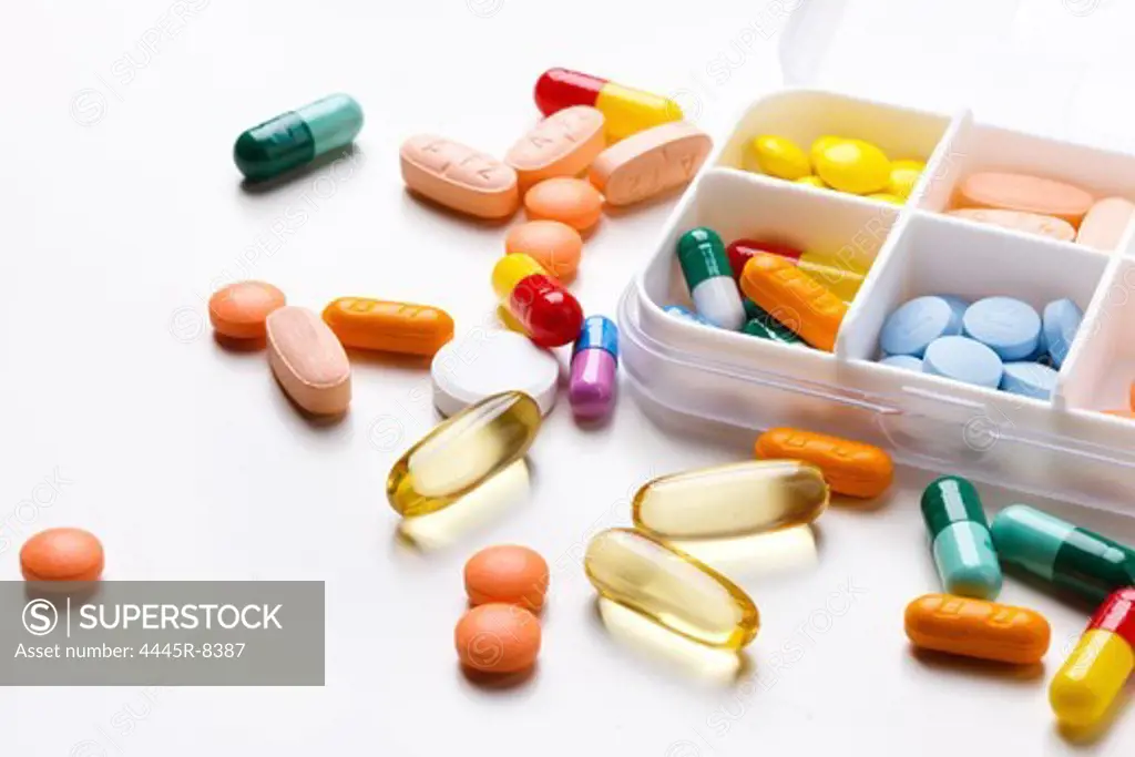 Various tablets,capsules and pills