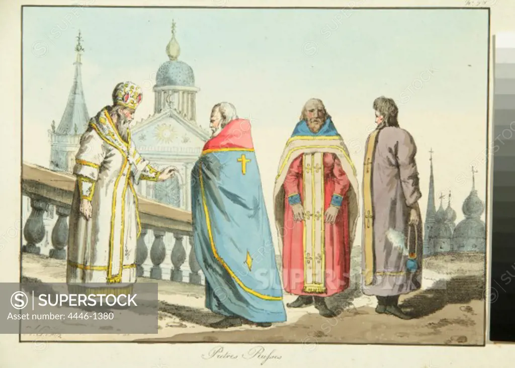 Clergy by Houbigant, illustration