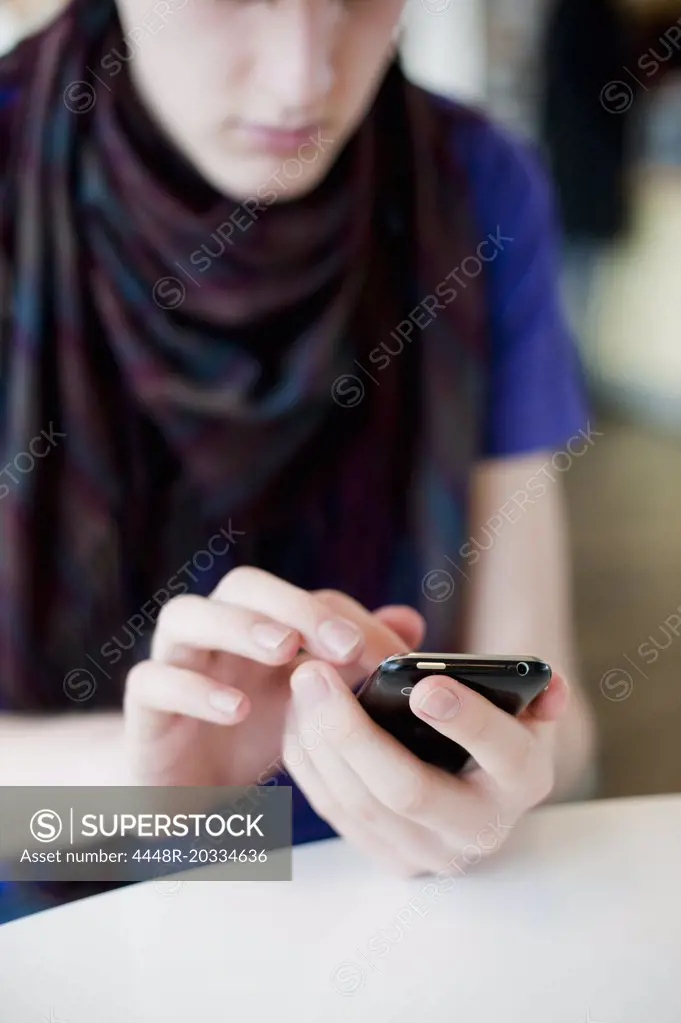 Person with phone
