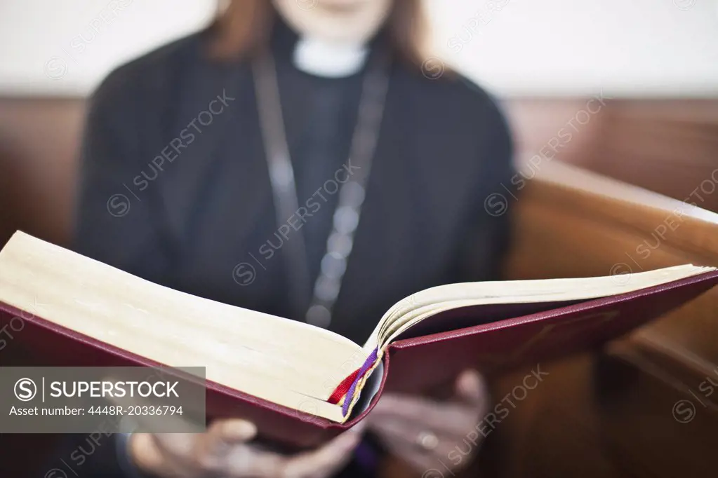 Person reading book