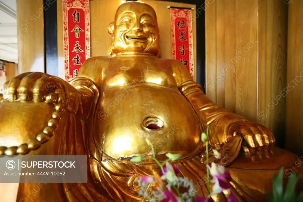laughing buddha, house shrine, Gold