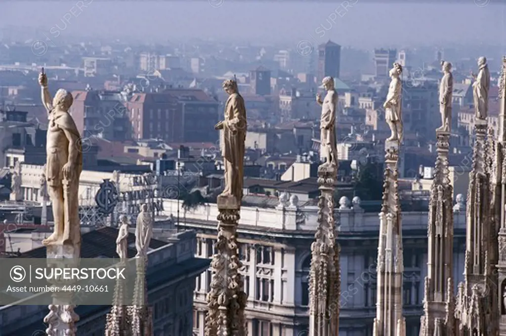 Milan dome, Dom de Milan, Duomo di Santa Maria Nascente, Milan, Lombardia, Italy
