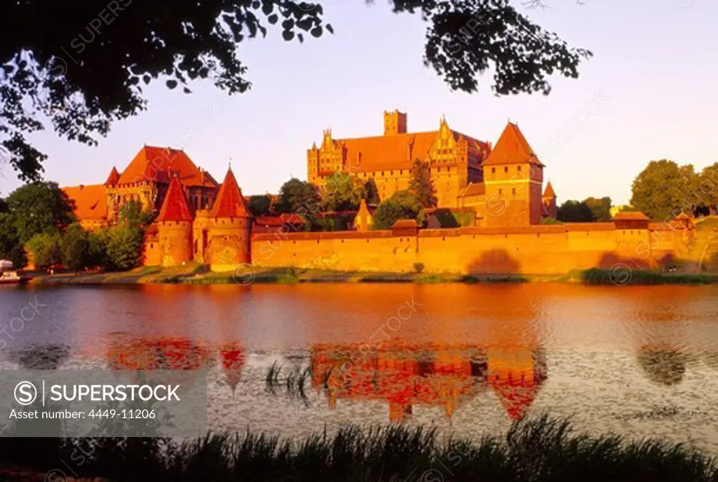 Castle of the Teutonic Knights in Malbork (13th - 14th century), Poland