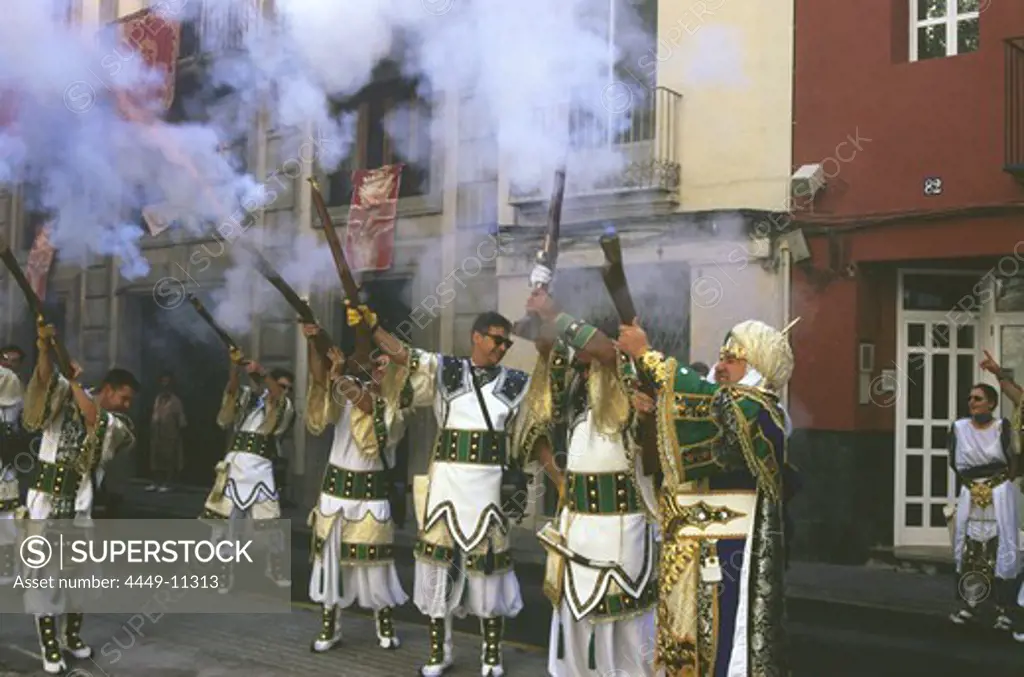 Moors and Christians Festival, Ontinyent, Province Valencia, Spain