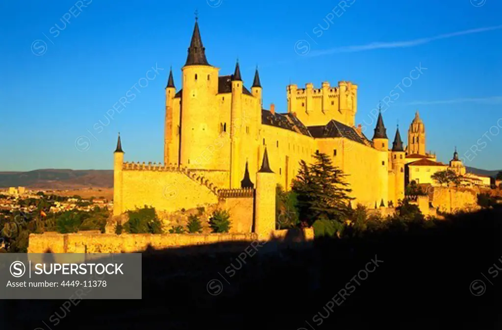Castle, Alcazar, Segovia, Castilla-Leon, Spain