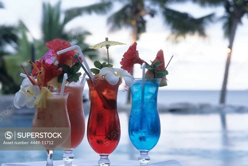 Tropical Cocktails, Sonaisali Island Resort, near Nadi, Viti Levu, Fiji