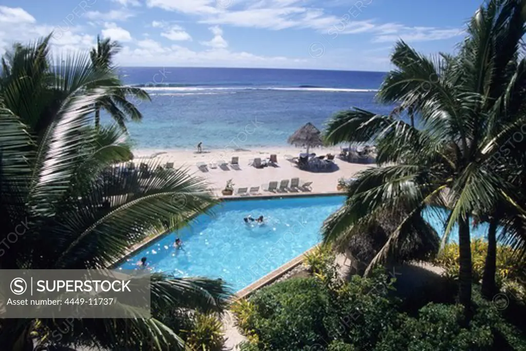 Swimming Pool at The Edgewater Resort, Rarotonga, Cook Islands