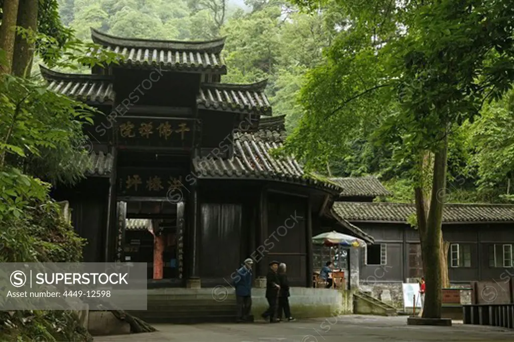 Hong Chun Ping Temple, Mountains, Emei Shan, World Heritage Site, UNESCO, China, Asia